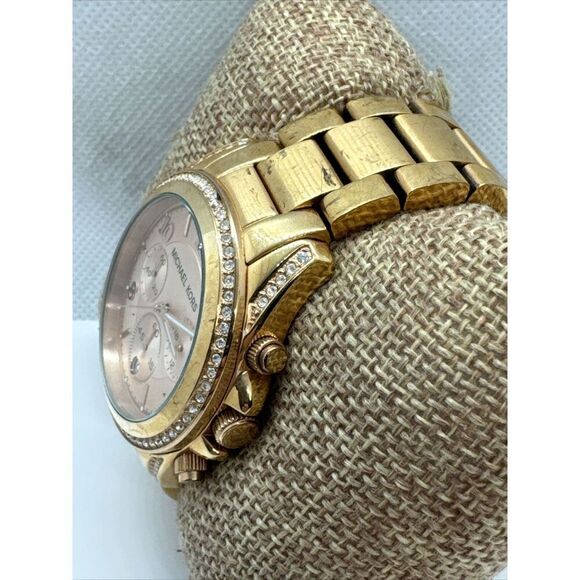 Michael Kors Blair MK5263 Women's Rose Gold-Tone Analog Dial Quartz Watch JNA735 - Picture 2 of 11